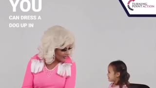 Drag Queen tells little kids everyone should try drag at least once