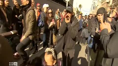 Anti-Lockdown Protests in Sydney NSW Australia - 24/07/2021