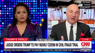 Kevin O’Leary Educates CNN Host about the Trump “Fraud” Trial