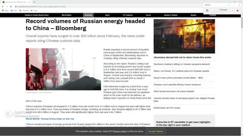 China buying Russian energy