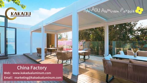 Kakadu Shade Aluminum Custom Aluminium Pergola Louver Pergola Screen Pergola