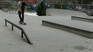 Skateboard slide - Almost had it but not quite