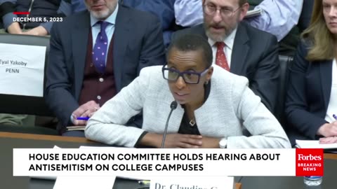 WATCH- Harvard President Refuses To Discuss Disciplinary Actions For Antisemitic Incidents