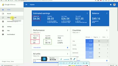 AdMob vs YouTube Comparison based on earning per 1000 Views