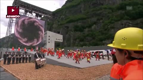 Satanic Ceremony of Grand Opening the Underground of railroad in Switzerland 2016-Vietnameses
