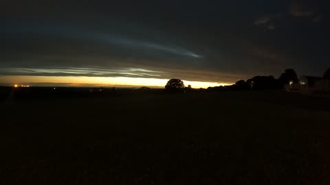 Night lapse of the cumbrian sky