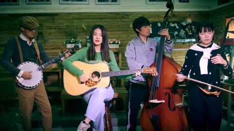 Jambalaya by Erhu (Chinese Bluegrass band) Banjo - Eric Shi