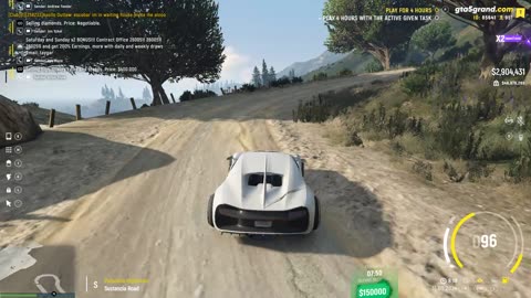 GTA V - Grand RP EN1 - Bugatti Chiron - Corrida de Rua de 11-05-2024 - 08:15 - Sargento Rodrigues