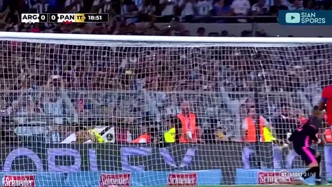Mind-Blowing Free Kick by Messi's magical feet narrowly misses the goal