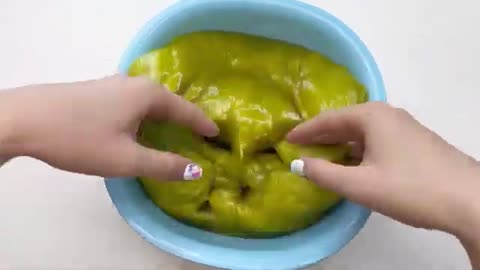 ⓐⓢⓜⓡ SLIME COLORING | Most Satisfying Slime ASMR Video | Mixing Random Things Into Slime