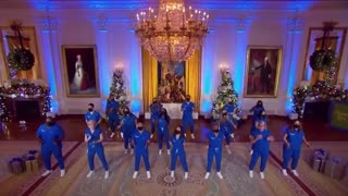 White House Invites Nurses to Sing And Dance