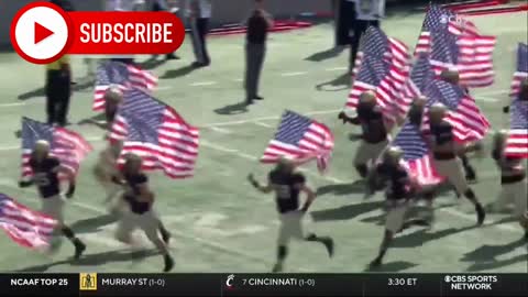 College football Entrance by Army Football Team honoring 9/11 Victims - Will leave you Speechless