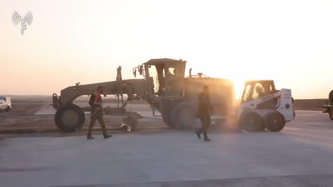 The IDF releases footage showing some of the damage at the Nevatim Airbase in