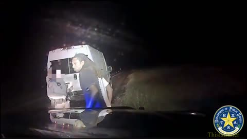 Body and dash cam shows 16 immigrants arrested during traffic stop in Kinney County