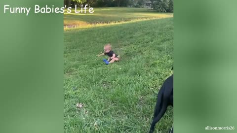 Funniest and cutest babies playing