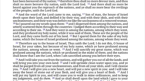 Ezekiel 36 Teaching Holy Scriptures Bible Enemies Have Taken The Most High Lands