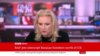 RAF intercepts Russian bombers north of UK - BBC News