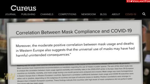 More Harm Than Good:Study Shows Masks Didn't Work But That They Correlated With More C19 Deaths