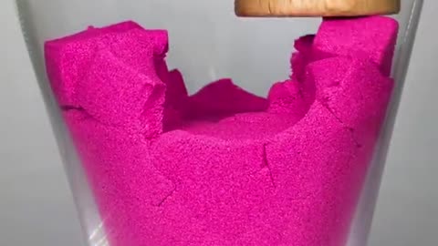 Satisfying Drop and Squish ASMR Kinetic Sand #shorts