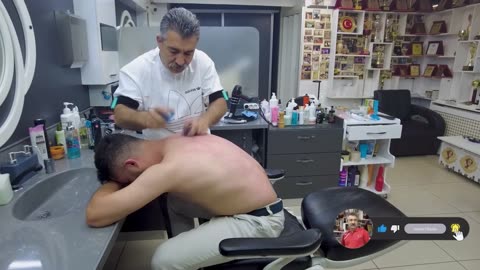 Asmr Manual Clippers and Relaxing Massage on the Turkısh Barber Chaır