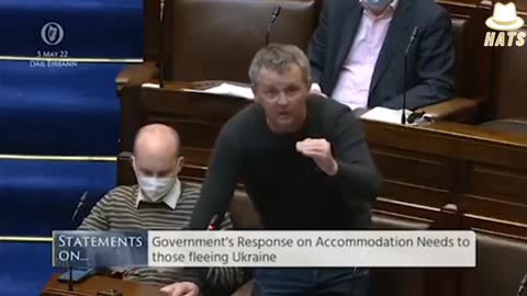 Irish Politician calls for government to seize private property to support Ukranian refugees.
