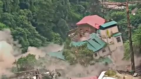 Landsliding In North India.