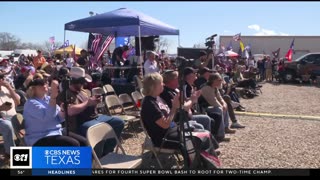 Hundreds of Americans from around the country convoy to southern border rally