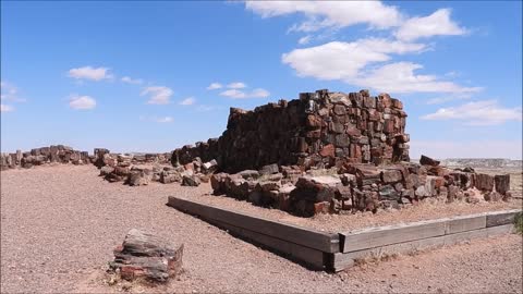 Agate House in Petrified Forest National Park AZ