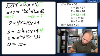 Radical Equations - Part 2