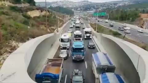 Truckers strike in Israel