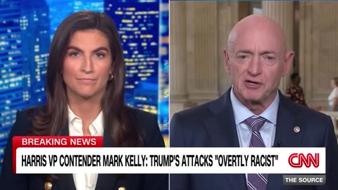 'He's afraid': Sen. Mark Kelly on Trump's racial attacks against Harris