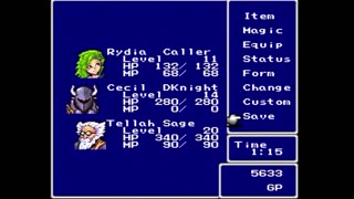 Final Fantasy II Playthrough (Actual SNES Capture) - Part 2