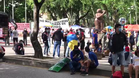 Manifestación parque San Pío