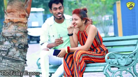 Prank with Friend | Masti Prank with hot sensational girl | Kiss in Public Park