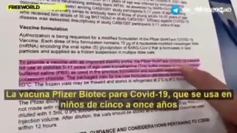 Tromethamina en vacunas para niños pfizer