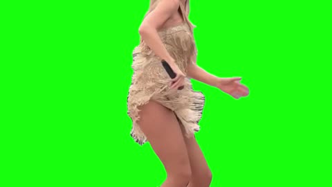 Taylor Swift's Awkward Dance | Green Screen