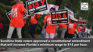 Floridians vote to gradually raise minimum wage to $15 per hour