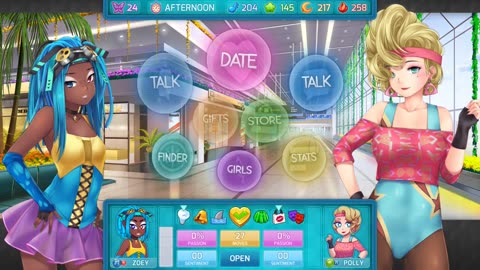 polly all talk questions Huniepop 2 Double Date