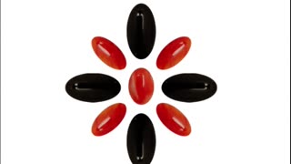 Natural Spiny oyster black agate Color black red Shape oval pear Size 6*4mm 5*10mm