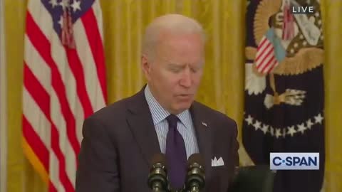 TRAIN WRECK - Biden's Explanation For Still Wearing a Mask Makes No Sense