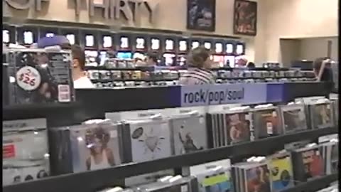 July 18, 1999 - Inside the Virgin Music Megastore in Columbus, Ohio