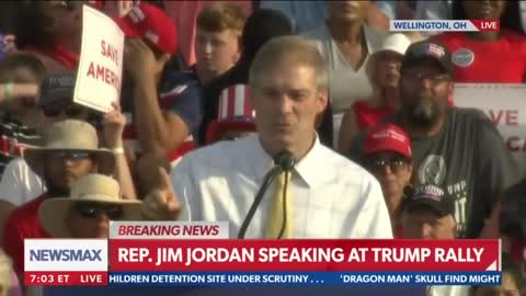 Jim Jordan RIPS Nancy Pelosi As crowd chants "LOCK HER UP" At TRUMP RALLY!!
