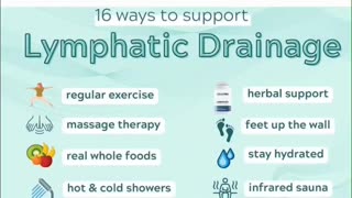 16 ways to Support Lymphatic drainage