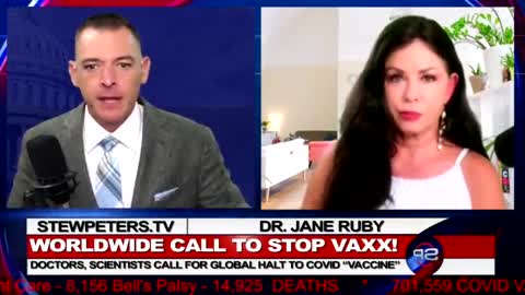 Dr. Jane Ruby. Scientists have shown findings from 8 autopsies of vaxxed people