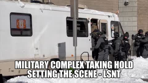 Martial Law Military Complex Taking Hold OTTAWA - CANADA
