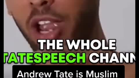 Adrew Tate convers to Muslim