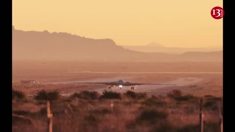 Photos of the new B-21 Raider stealth bomber