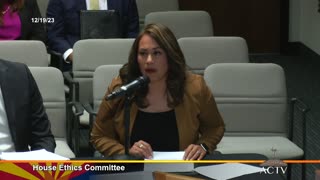 AZ House Ethics Committee Dec 19th 2023