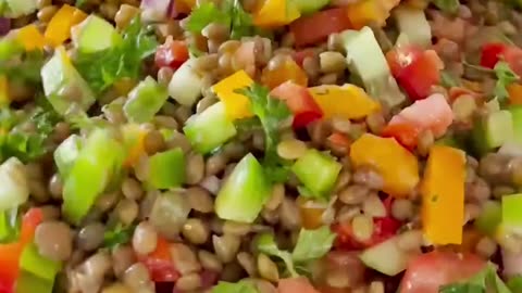 Mediterranean Lentil Salad