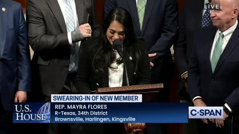 Mayra Flores: "I have risen from working in the cotton fields to representing the community I love in the United States Congress, and I will give them a voice..."